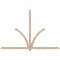 Ekena Millwork Redmond Smooth Timber Gable Bracket, Douglas Fir, 108"W x 72"H x 3 1/2"D x 3 1/2"F, 16/12 Pitch GBW108X72X0404RED00SDF - alternate 1